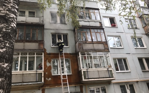 В Перекопском городке случился пожар в жилом доме