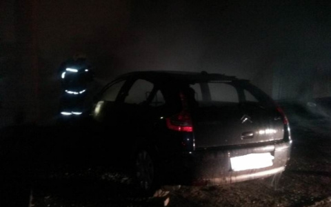 Ночью во Владимире тушили автопожар