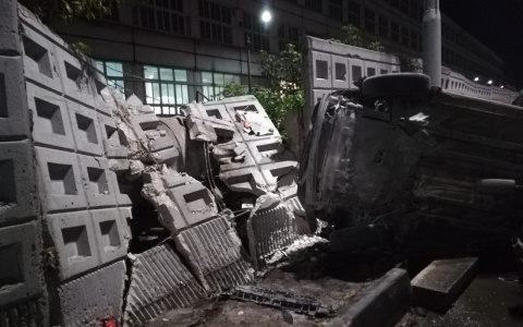 Очевидец ДТП у Химзавода: "Водитель "Соляриса" не справился с управлением"