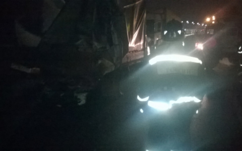 Ночью в Лакинске произошла авария с участием двух авто