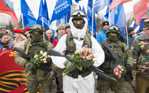 Владимирцы отмечают День народного единства (фото)