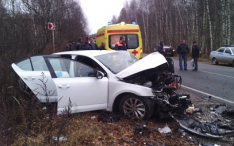 В Муромском районе столкнулись 2 иномарки