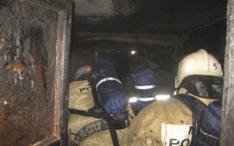 Ночью во Владимире случился пожар в жилом доме