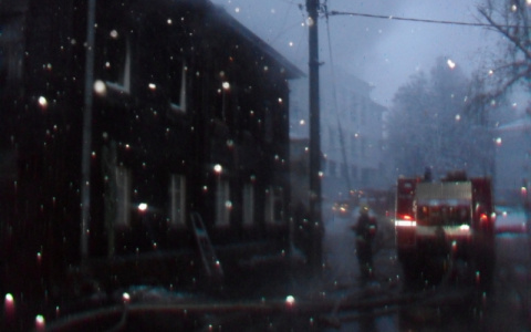 Утром в центре Владимира произошел пожар на площади 200 квадратных метров