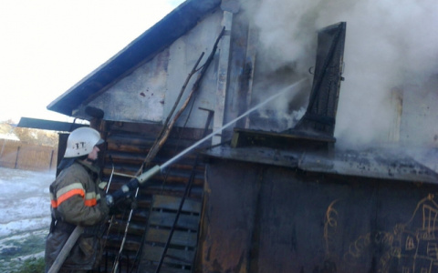 Утром в одном из домов во Владимире случился пожар