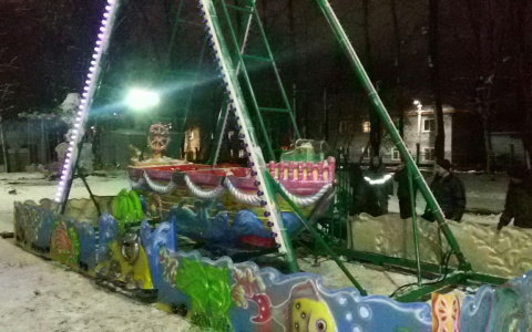 В Центральном парке начали появляться новые аттракционы