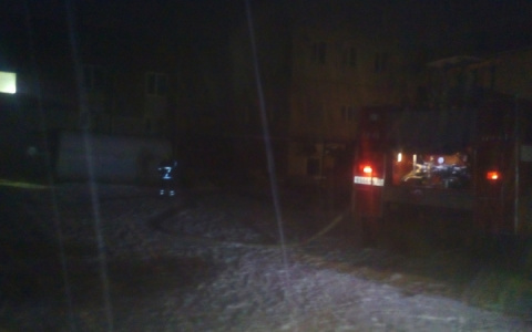 Утром во Владимире целый час тушили пожар