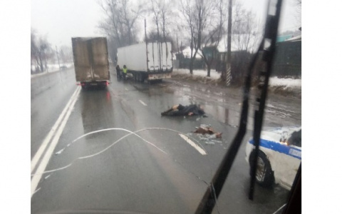 Под Лакинском фура насмерть сбила пешехода