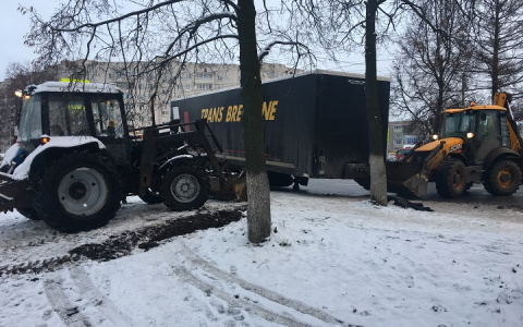 В Коврове на ходу у фуры оторвался прицеп