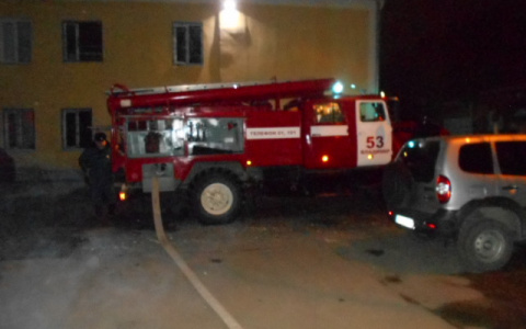 Рано утром на Большой Московской случился пожар