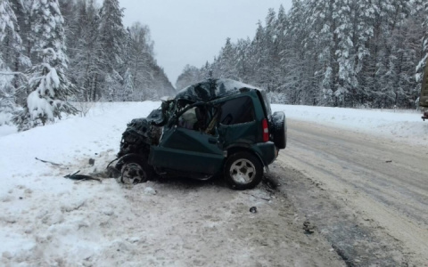 У Гусь-Хрустального "Сузуки" раскорежило до неузнаваемости в результате ДТП