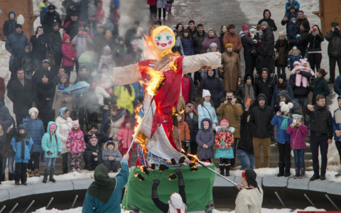 Стало известно, где во Владимире будут сжигать чучело Масленицы