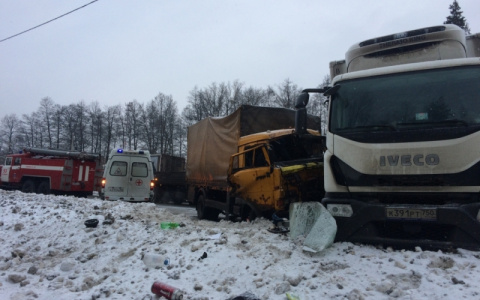 Под Петушками столкнулись большегрузы: без жертв не обошлось