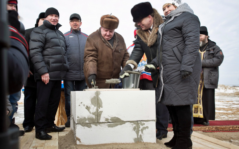 В Судогде заложен первый камень долгожданного ледового дворца