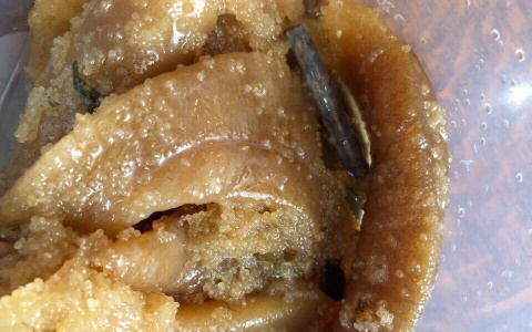 Жителей Энергетика попытались накормить икрой с окурком