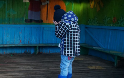 4-летнего мальчика, сбежавшего от мамы, подобрали в одном из дворов