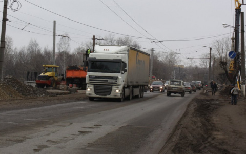 В Муром запретили въезжать грузовикам, чтобы сохранить дороги