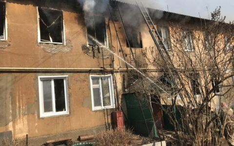 Во Владимирской области во время страшного пожара пострадал ребенок