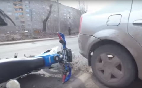 Во Владимирской области произошла первая авария с участием мотоциклиста