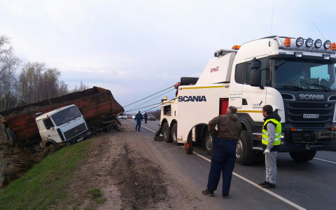 Под Владимиром был освобожден из плена большегруз