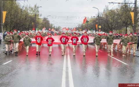 Тысячи владимирцев пройдут в колонне Бессмертного полка
