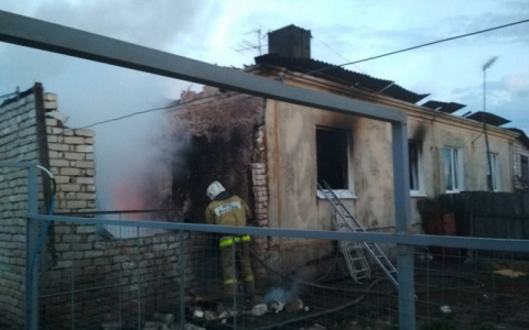 В Ковровском районе случился пожар в жилом доме