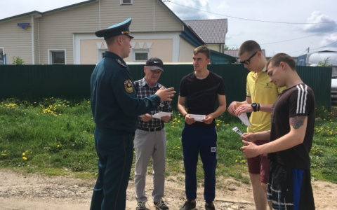 Во Владимире жителей частных домов предупредили об угрозе пожара