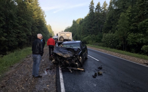 Рано утром в Кольчугинском районе произошла авария с пострадавшими