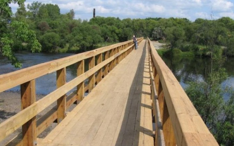 Во Владимирской области открыли самый большой пешеходный мост