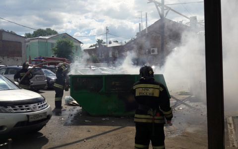 В фан-зоне на Георгиевской произошел пожар