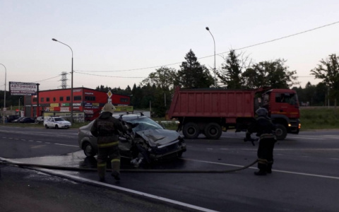 Страшная авария произошла в Александровском районе