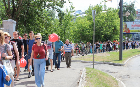 Владимирцы вышли на митинг против пенсионной реформы (фото)