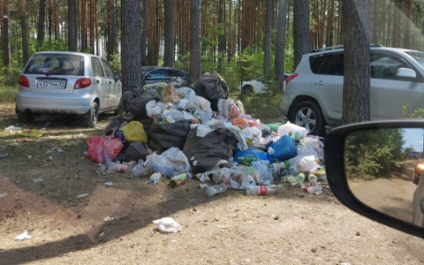 На карьерах в Улыбышево вырос собственный мусорный полигон