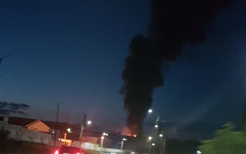 Столб дыма над Владимиром: крупный пожар на Рокадке поднял на уши полгорода