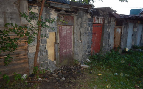 Житель Мурома украл "клад", проломив стену сарая ногой