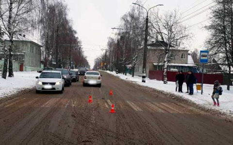 Во Владимирской области на пешеходном переходе сбили ребенка