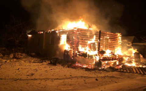 На пожаре под Судогдой пострадал пожилой мужчина