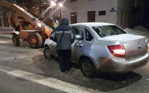 Очередное ДТП с участием снегоуборочной техники во Владимире