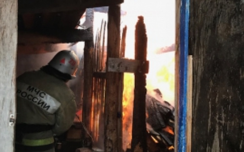 На пожаре в Юрьев-Польском спасли двух человек