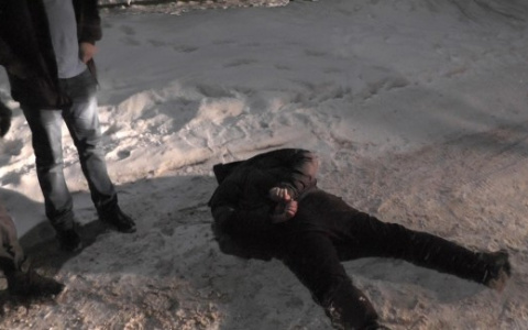 Во Владимире возле коттеджа полицейские с поличным поймали наркобарыг