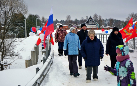 Во Владимирской области торжественно открыли отремонтированный мост