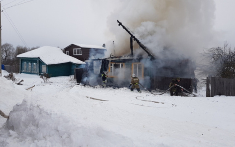 Пожары во Владимире и области: возгорание на Ново-Ямской и сгоревший дом под Судогдой