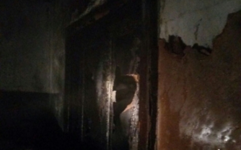 Пожарные спасли семью из горящей квартиры в Киржаче