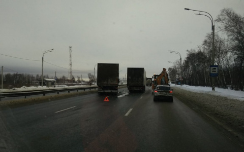 ДТП под Владимиром: одна фура врезалась в другую