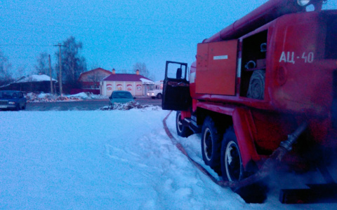 Во Владимирской области вчера сгорело два жилых дома