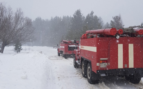 В Камешковском районе на пожаре найдено тело мужчины