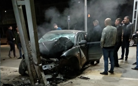 На Лыбедской магистрали ночью произошло смертельное ДТП