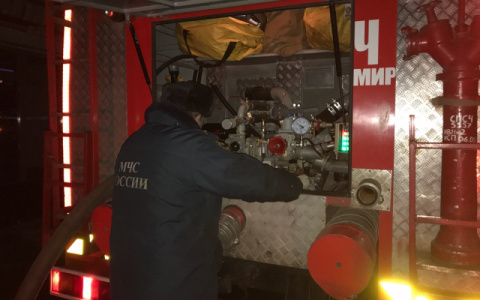 При пожаре на Большой Нижегородской во Владимире пострадал человек