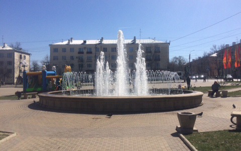 Владимирские фонтаны запустили на месяц раньше положенного