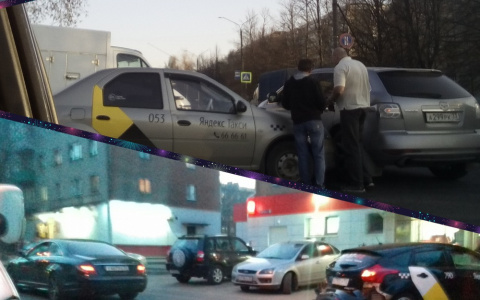 Во Владимире произошёл ряд аварий с участием таксистов